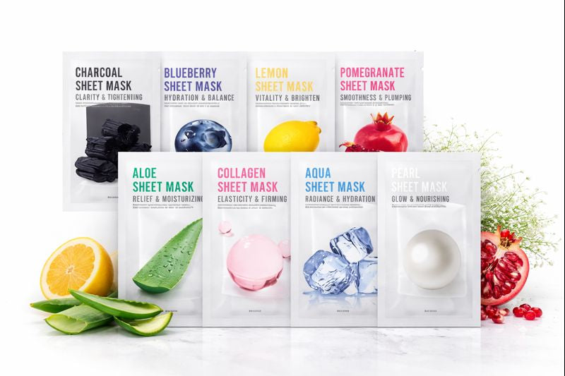 Eunyul Korean Facial Sheet Mask Set – Pack of 8