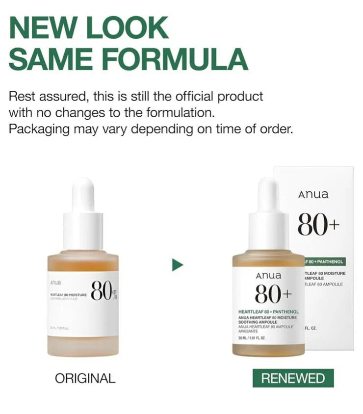 Anua Heartleaf 80% Moisture Soothing Ampoule (30ml)